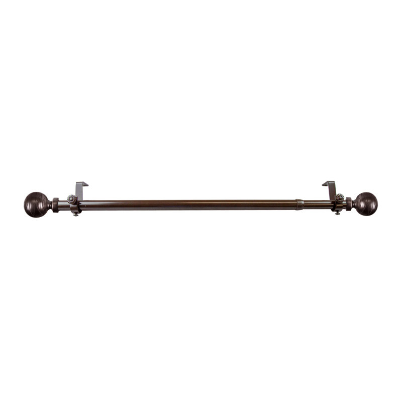 Tringle à rideaux Katharina, Cacao, H 2,5 po x l 170 po x P 2,3 po