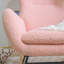 Chaise berçante, fauteuil oscillant rembourré Teddy
