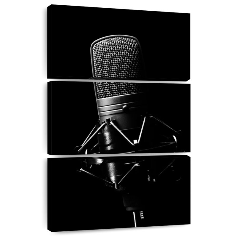 Microphone Abarca Studio, H 32 po x l 20 po