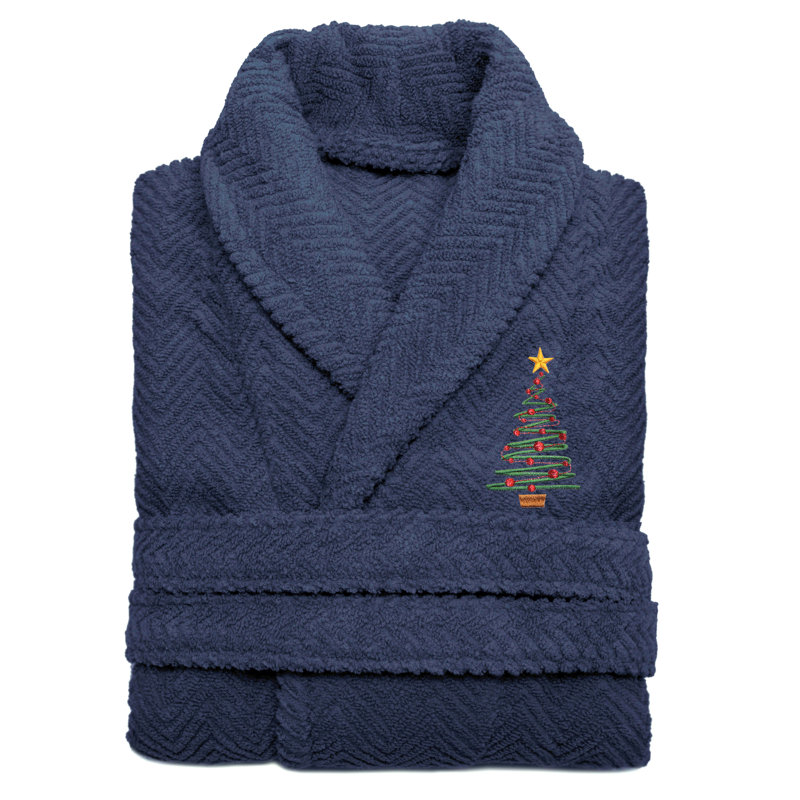 Peignoir X'Mas, S / M, Bleu minuit