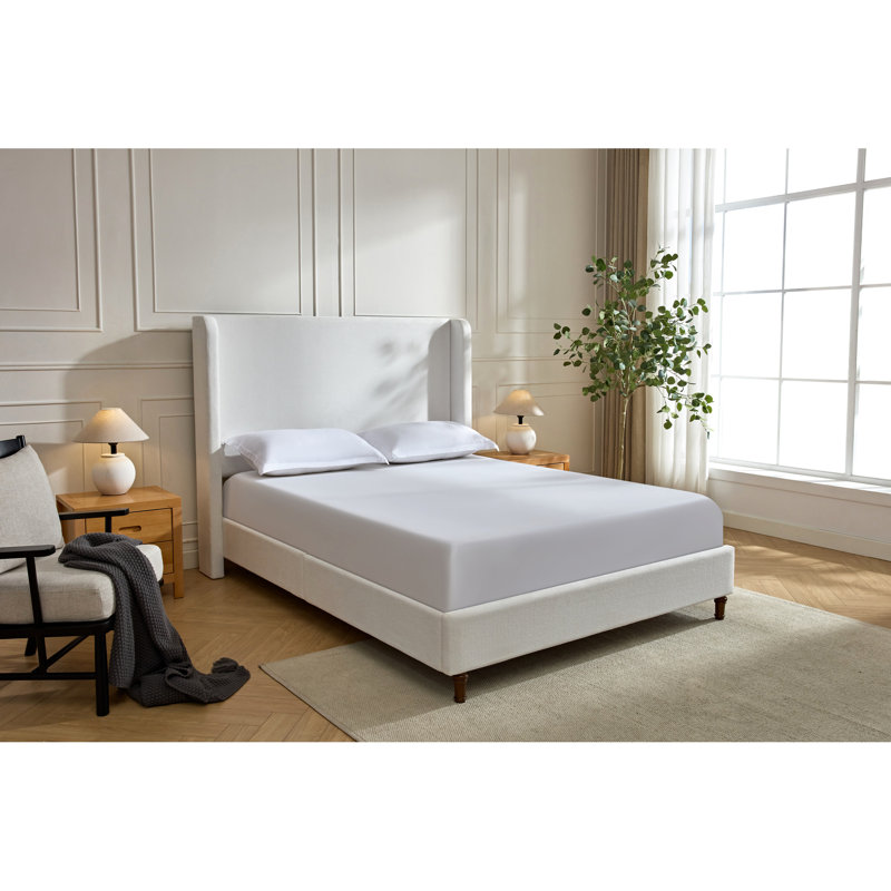Grand lit tapissier Harper