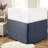 Luxury 7 Piece Navy Comforter Bedding Sets, Polyester Jacquard, Traditional Bedroom Style