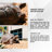 XBrand 21.3" L Brown and Black Concrete/MgO Walking Turtle Statue, Indoor or Outdoor Décor, Garden Décor, Turtle Statuary