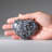 Genuine Polished Indigo Gabbro Heart (0.66 Lbs)-124937944