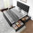 Bed Frame with Adjustable Headboard-2145460536-2115396303