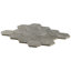 New Rock Fumo Gray 3" Hex Matte Porcelain Mosiac-1837446722