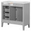 Meuble-lavabo simple 36,07 po avec meuble-lavabo en céramique-94399966
