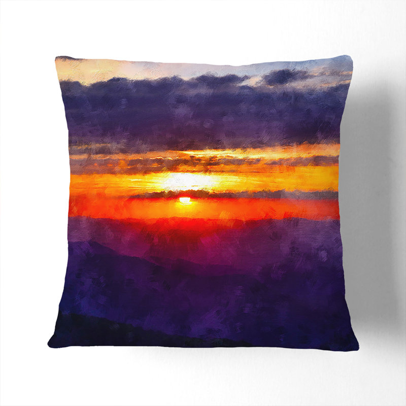Square Throw Cushion, 55cm H x 55cm W x 20cm D, Black