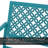 Eveliina Steel Carved-back Floral Bench-1318159064