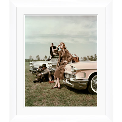 Vogue Magazine, "Model Leaning on 1958 Cadillac", John Rawlings, November 15, 1957