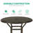 Waverley 4 - Person Patio Dining Set with Round Table , Cushions Included-2067325209