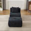 Fauteuil d'appoint modulaire Cloud sans accoudoirs avec ensemble de repose-pieds, canapé-lit simple à assise profonde désossée moderne pour plus de confort et de style dans n'importe quelle pièce-925983798