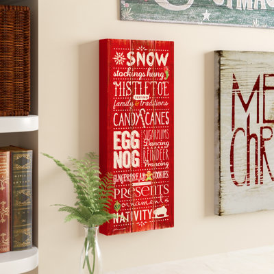 Christmas Season by Stephanie Workman Marrot - Textual Art on Canvas