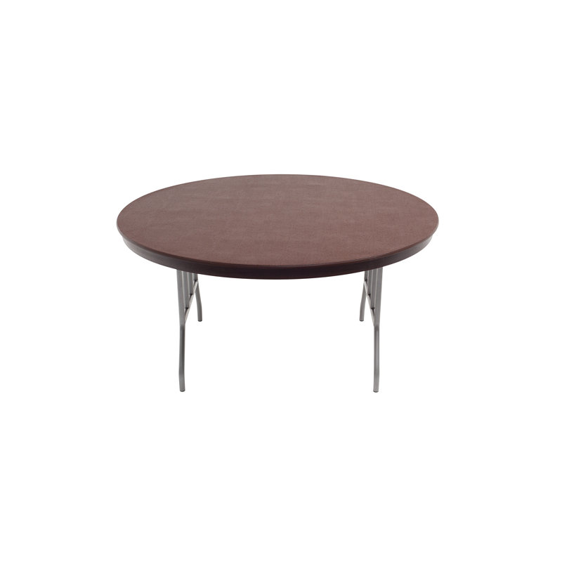 Table pliante circulaire en plastique, H 29 po x L 60 po x l 60 po