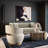 Upholstered Swivel Barrel Chair-870483098
