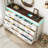 12 Drawer 71.00"W Dresser With LED Light And Charging Station-2042934063