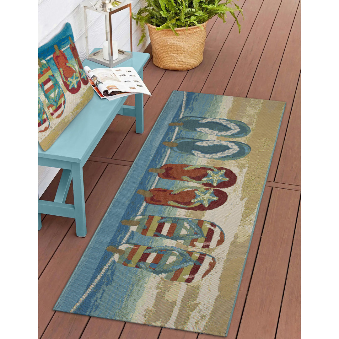 Thomasina Synthetic Non-Skid Kitchen Mat Beachcrest Home™ Mat 