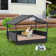 Outdoor Wicker Dog Sofa With Roof And Cushion