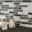 Montessa Metro Hera Interlocking 12 in. x 12 in. Glossy Glass Mosaic Floor and Wall Tile