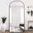 Metal Framed Mirror in Black-832924264