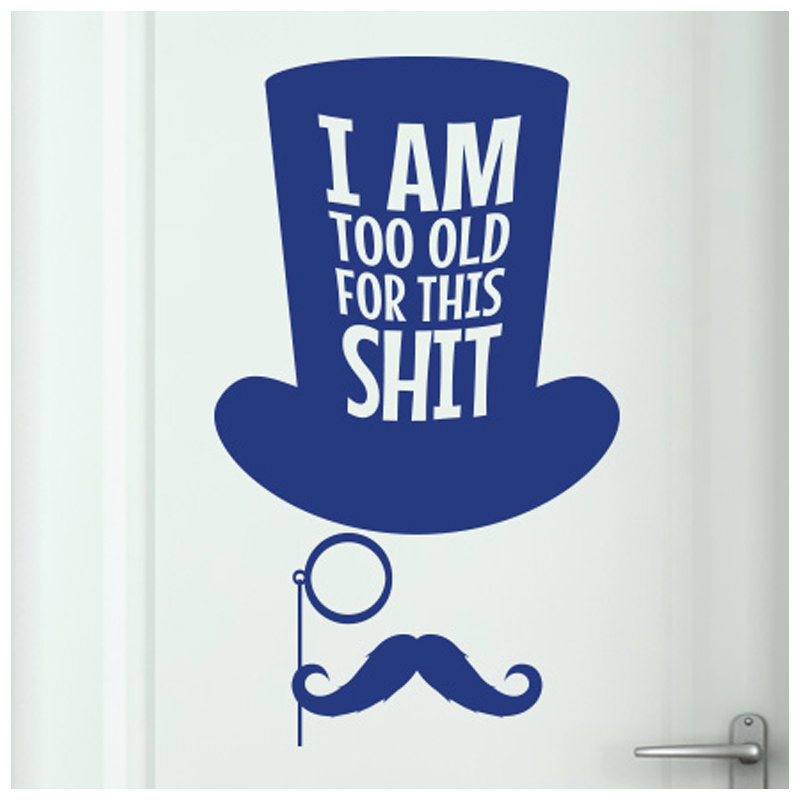 Wall Decal, Dark Blue