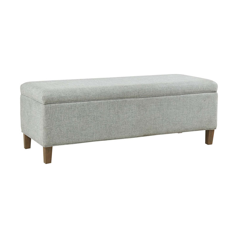 Banc de rangement rectangulaire à fermeture douce, Vert