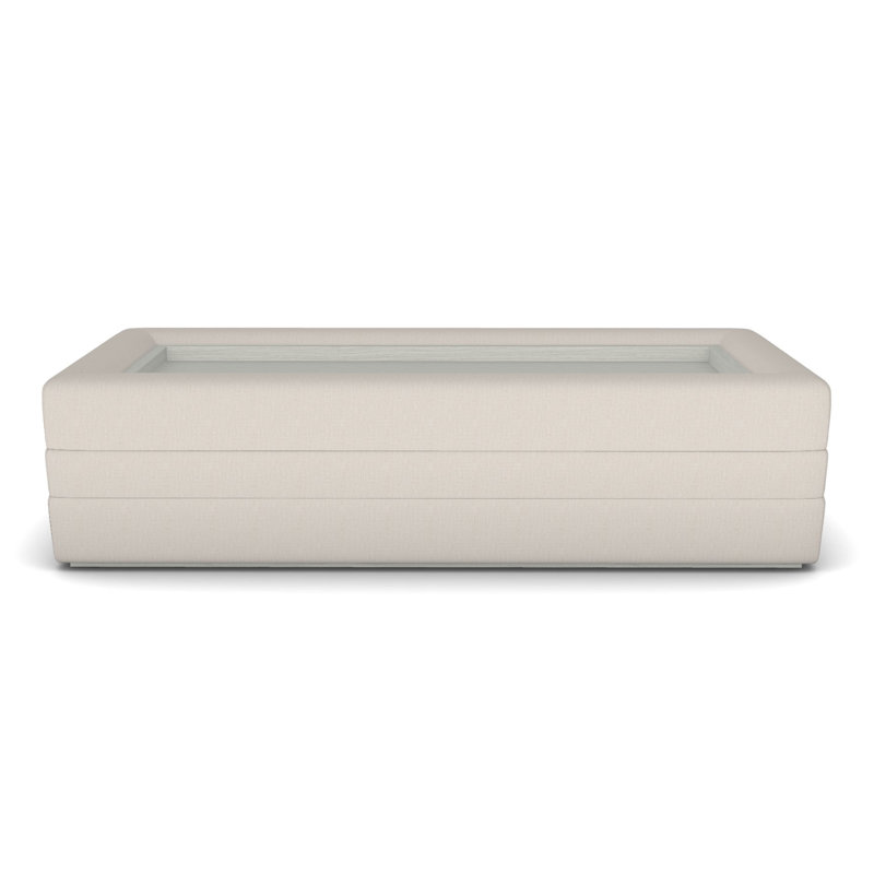 Boyden By Thom Ficilia Coffee Table, Casa Blanca, Instant Parchment