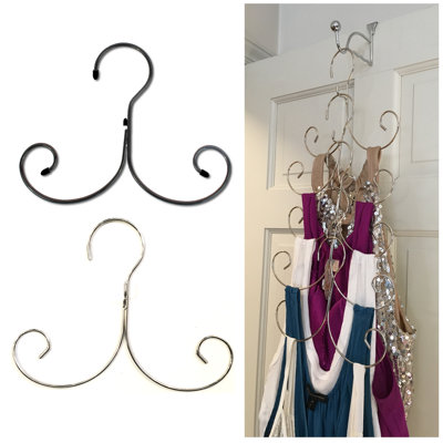 Briela Non-Slip Accessories Hanger and Cascading Hanger for Delicates and Dress/Shirt/Sweater