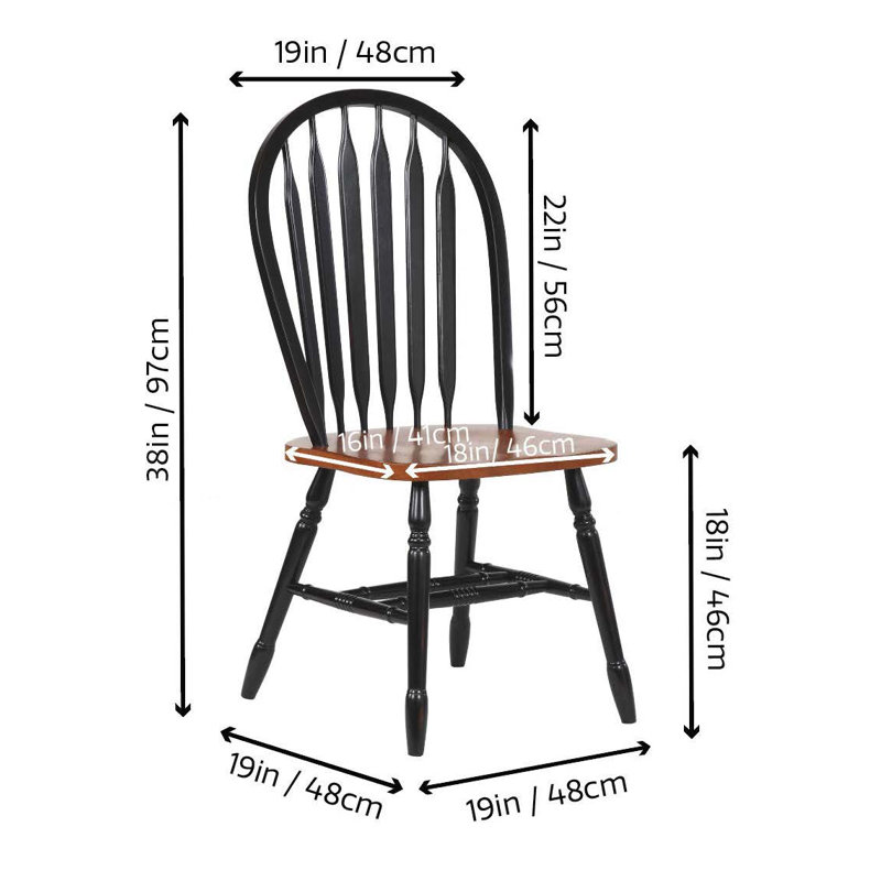 Chaise d'appoint Azizi, Cerisier