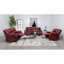 Fauteuil inclinable et oscillant rouge-1759513695