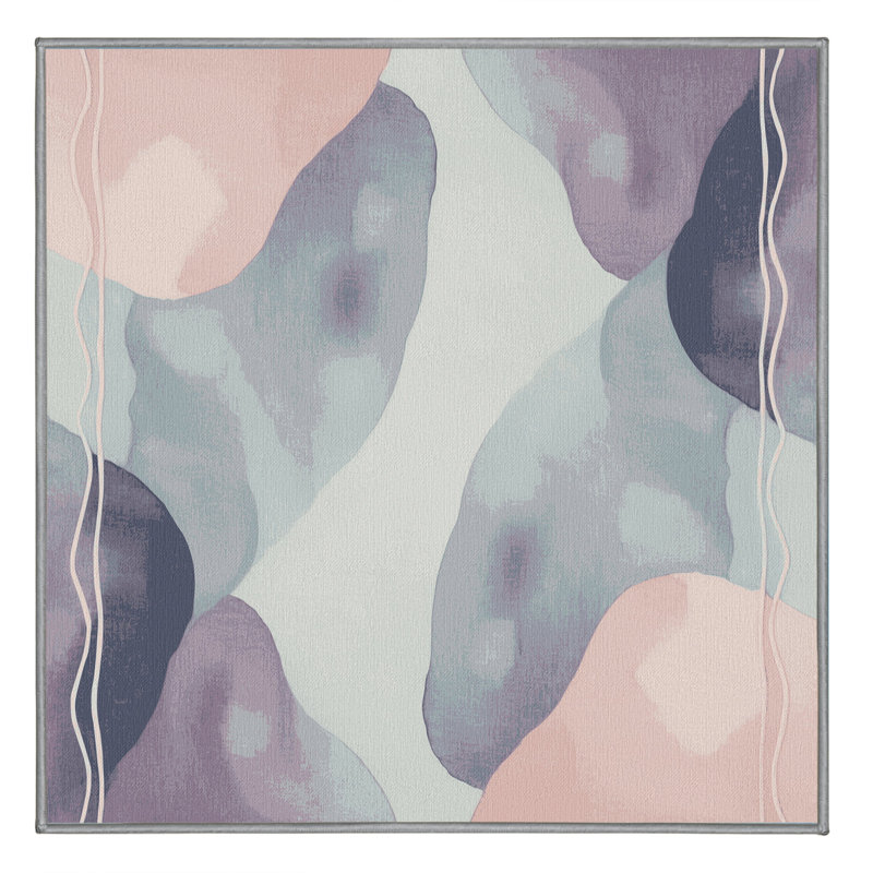 Blush Breeze Rug, Square 8'