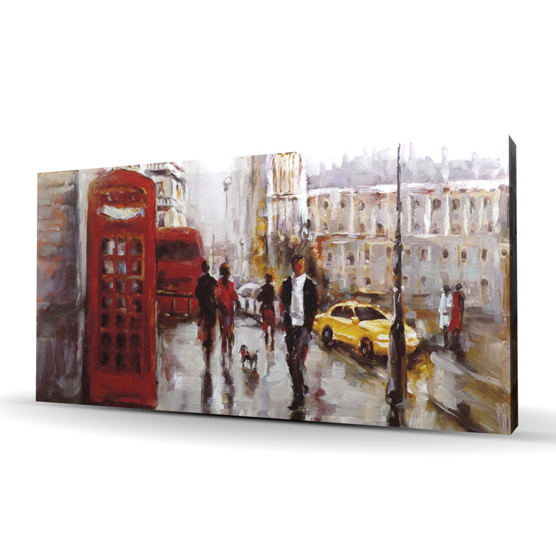 Toile romantique Big Ben London Beige | Décoration intérieure