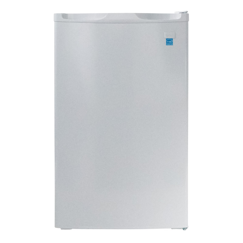 Compact White Energy Star Mini Fridge with Adjustable Shelves
