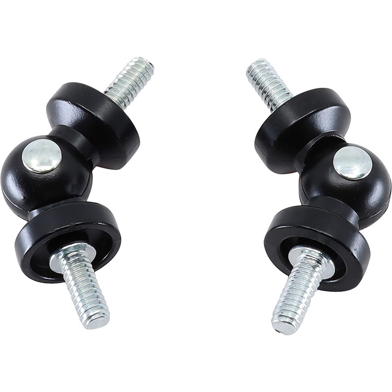 Meriville Hinged Elbow Connector, 2 pcs, 0.625", Black