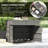 Outsunny Outdoor Towel Rack & Pool Toy Cabinet