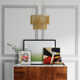 4 Light Metal Dimmable Tiered Chandelier