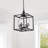 Cheverton 4 - Light Black Lantern Pendant