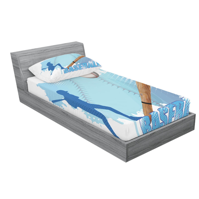 Microfiber Sheet Set, Twin Sheet Set with Fitted Sheet