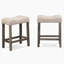 Tabouret capitonné à hauteur de comptoir-1956801156