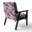 Chaise d'appoint florale Cobalt-6885383