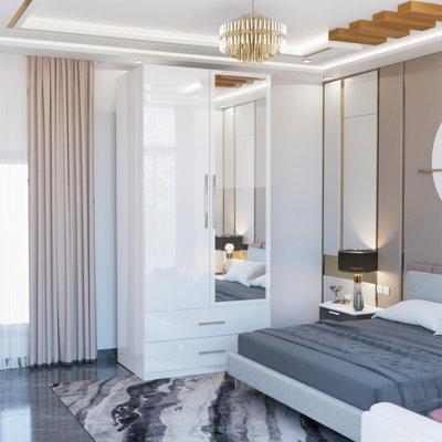 Manufactured Wood Wardrobe