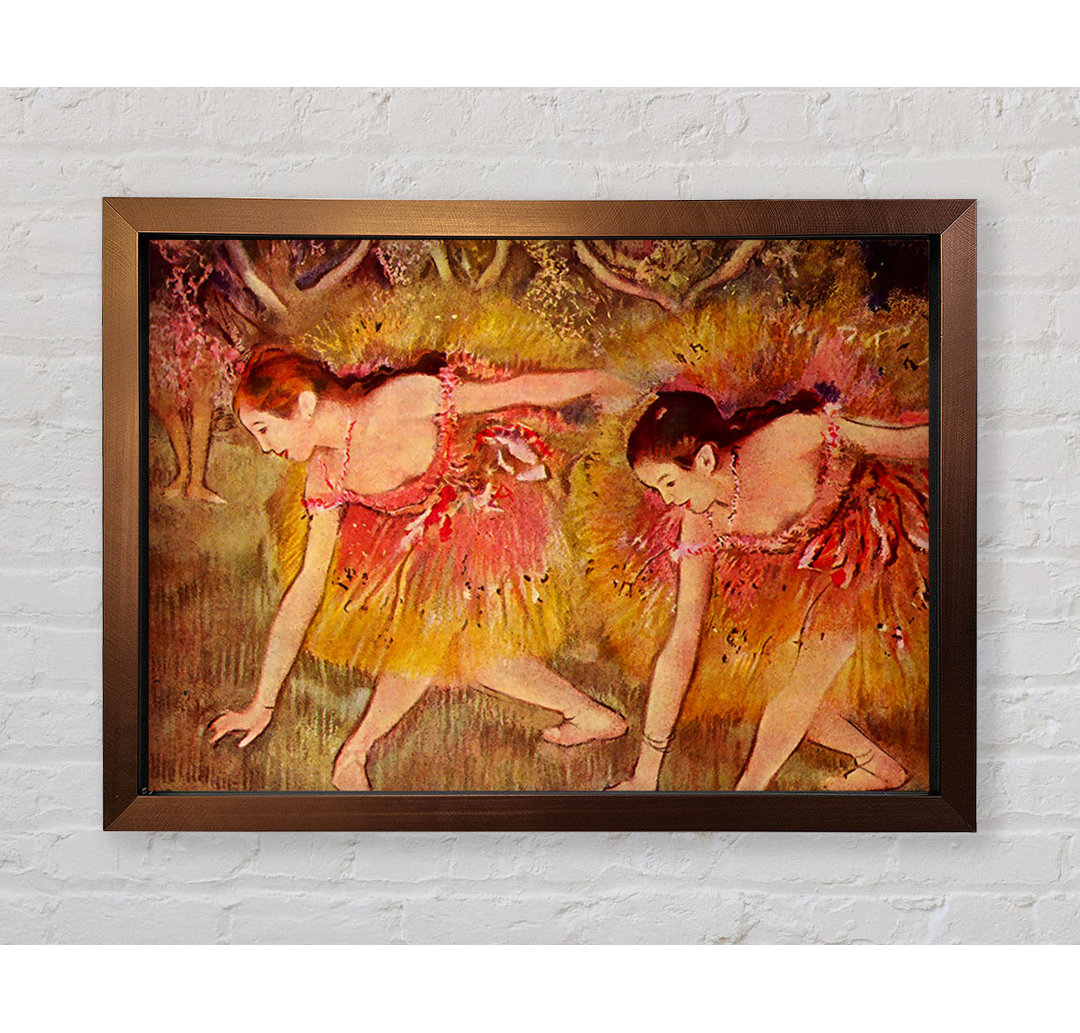 Balletttänzerinnen von Edgar Degas - Einzelne Bilderrahmen Kunstdrucke