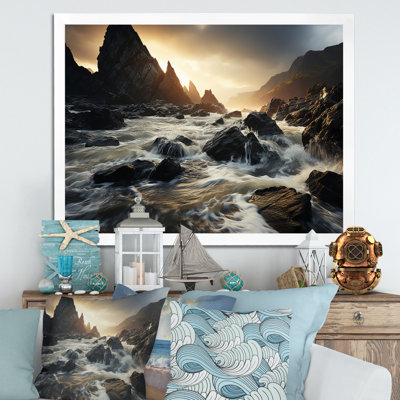 " Rocky Beach Rocky Seascapes I "