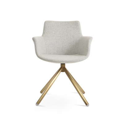 Bottega Stick Swivel Arm Chair by sohoConcept