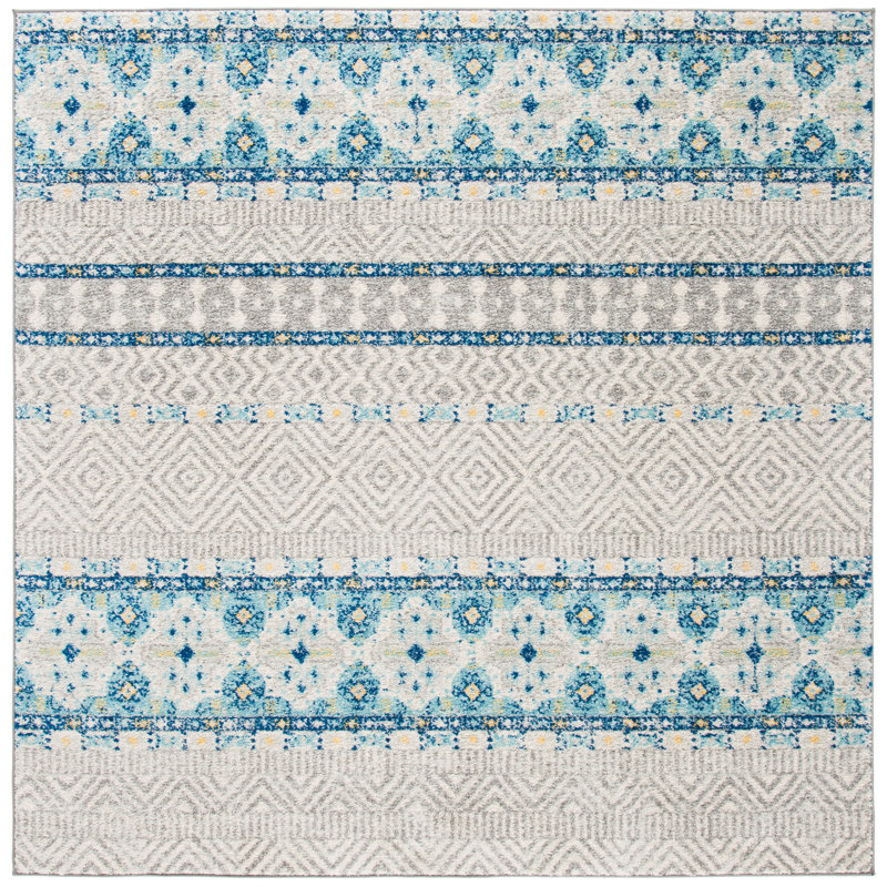 Sevier 700 Performance Southwestern Rug, Square 6'7"