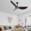 Ventilateur de plafond moderne à 3 pales de 52 po avec télécommande Kemp-1127901759-1127901752-1136691310