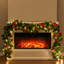270cm Lighted Faux Garland with Lights