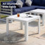Ensemble de conversation modulaire d'extérieur en aluminium avec coussins et table basse 8 pièces Gilemette-94439915-92316002