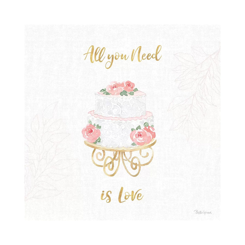 All You Need Is Love IX by Beth Grove - Wrapped Canvas Print, 45.72 cm H x 45.72 cm W x 3.175 cm D