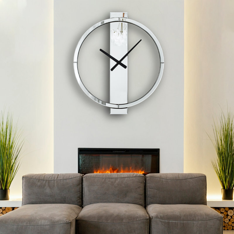 Hughbanks Glass Wall Clock